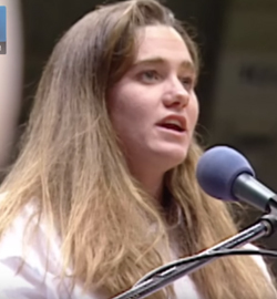 Haley Scott Speaks At '93 FSU Pep Rally